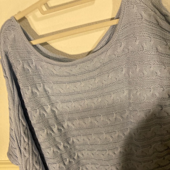 Pale Blue/Gray Fashion Nova Sweater ... Plus size 3X - Picture 7 of 7